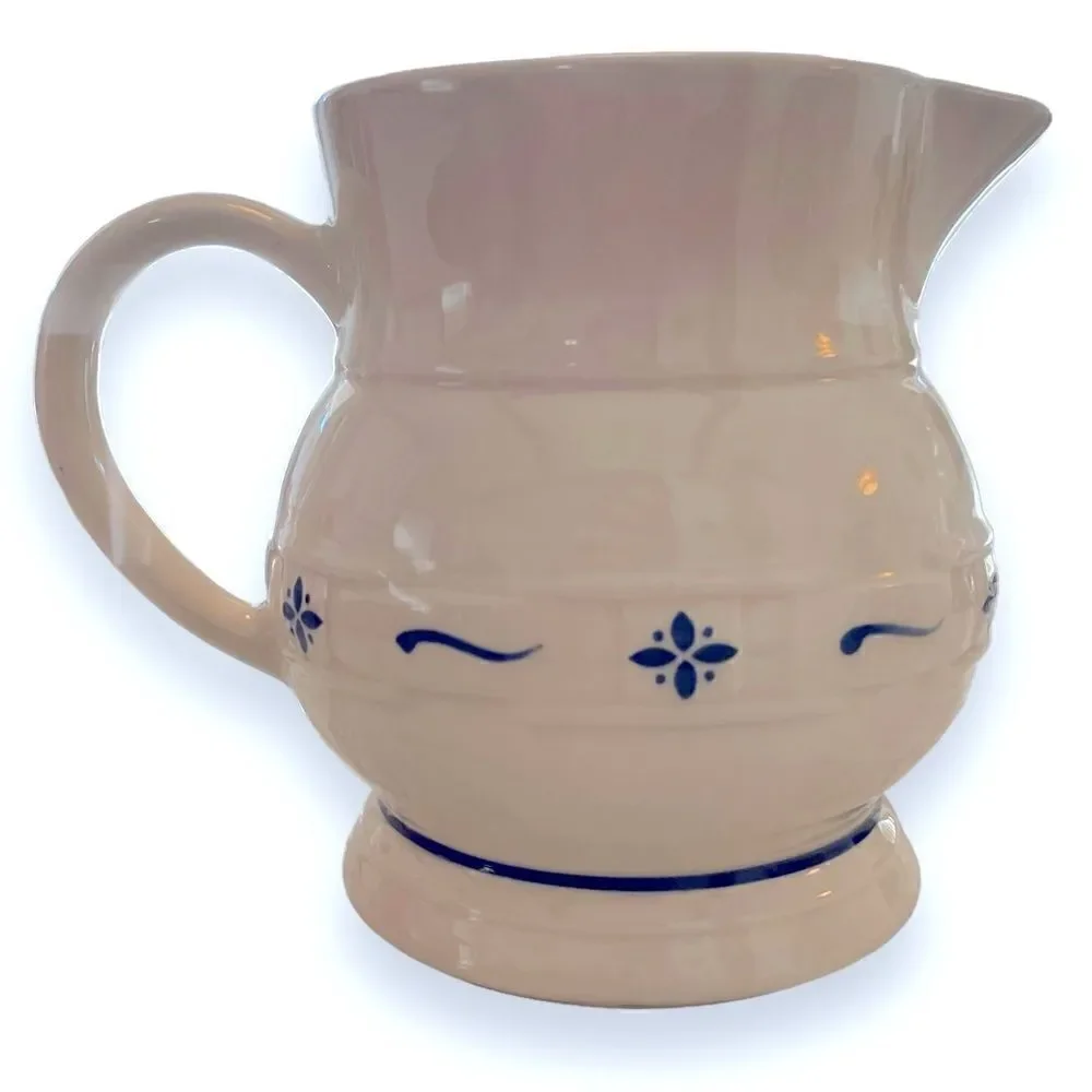 Vintage Longaberger Roseville Pottery Woven Traditions Pitcher